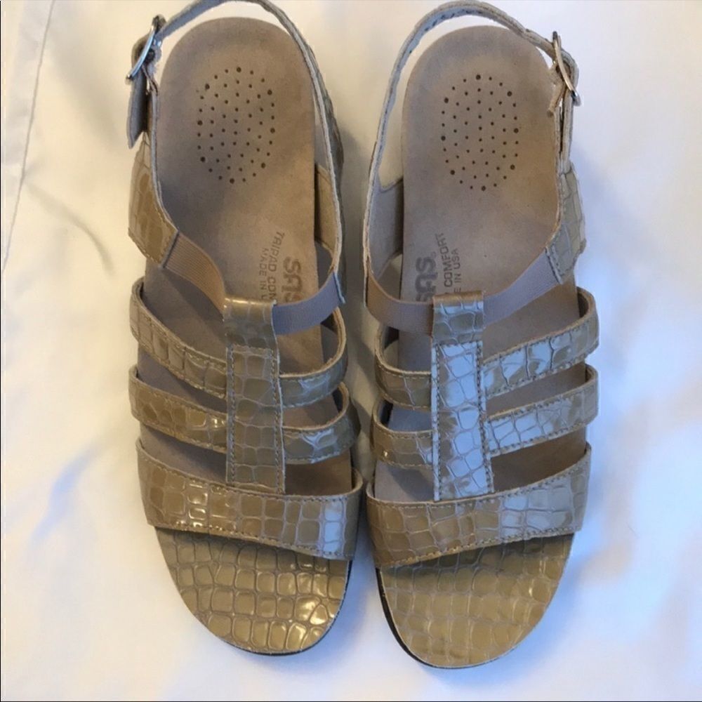 SAS ALLEGRO CROC SANDALS. NEW - Picture 4 of 6
